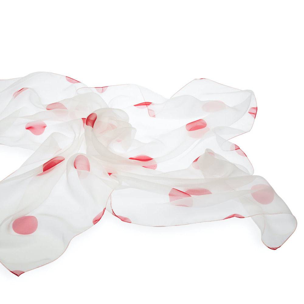 foulard leggera carre 90 polkadot