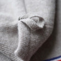 Close-up of a cashmere snood